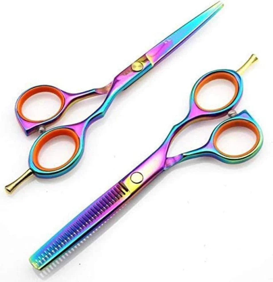 ست قیچی آرایشگری 6 اینچی، قیچی مو، قیچی تی، قیچی آرایشگری، قیچی اصلاح مو مناسب برای مردان، زنان و کودکان، مناسب برای آرایشگر/پیرایشگر/سالن مو ست قیچی آرایشگری 6 اینچی، قیچی مو، قیچی تی، قیچی آرایشگری، قیچی اصلاح مو مناسب برای مردان، زنان و کودکان، مناسب برای آرایشگر/پیرایشگر/سالن مو