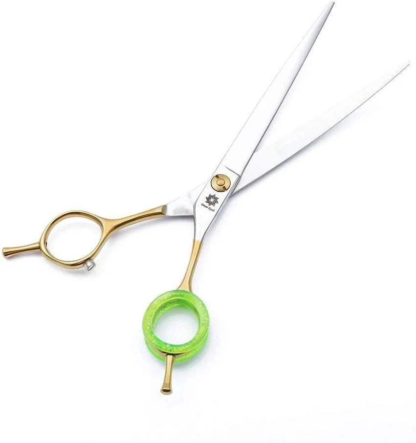 Dream Reach 6/7 inch Barber Scissors Shear Curved - Hair Cutting Scissors Two-way Bent Blade Scissor Japanese 440C Steel - Hair Stylists Shears with Twin Tail (C-7 inch-Curved Scissor) Dream Reach 6/7 inch Barber Scissors Shear Curved - Hair Cutting Scissors Two-way Bent Blade Scissor Japanese 440C Steel - Hair Stylists Shears with Twin Tail (C-7 inch-Curved Scissor)