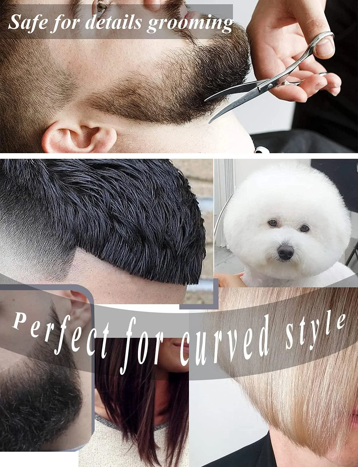 قیچی آرایشگری حرفه ای DRGSKL - قیچی منحنی - قیچی اصلاح مو آرایشگری 15 سانتی متری با لبه تیغی برای سالن - ساخته شده از فولاد ضد زنگ با پیچ تنظیم دقیق قیچی آرایشگری حرفه ای DRGSKL - قیچی منحنی - قیچی اصلاح مو آرایشگری 15 سانتی متری با لبه تیغی برای سالن - ساخته شده از فولاد ضد زنگ با پیچ تنظیم دقیق