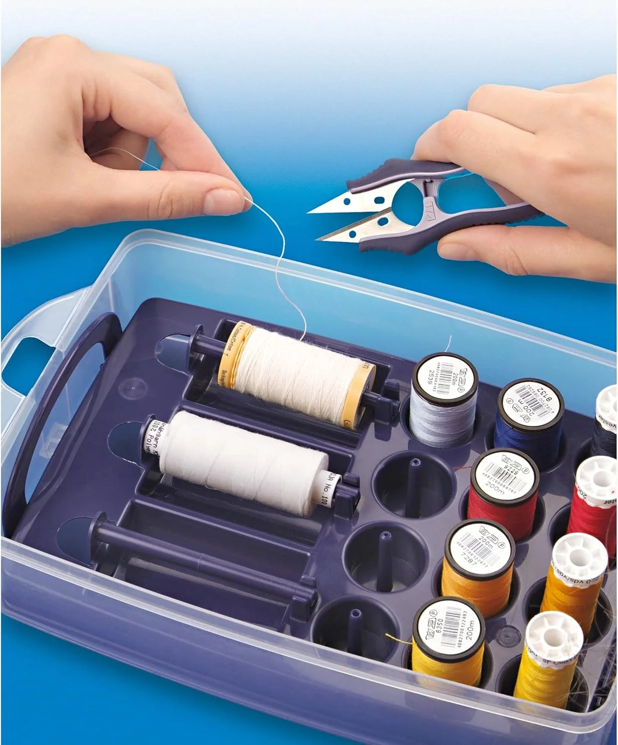 جعبه کلیک پریم DISC_612406 با درج مرتبسازی برای نخهای خیاطی جعبه کلیک پریم DISC_612406 با درج مرتبسازی برای نخهای خیاطی