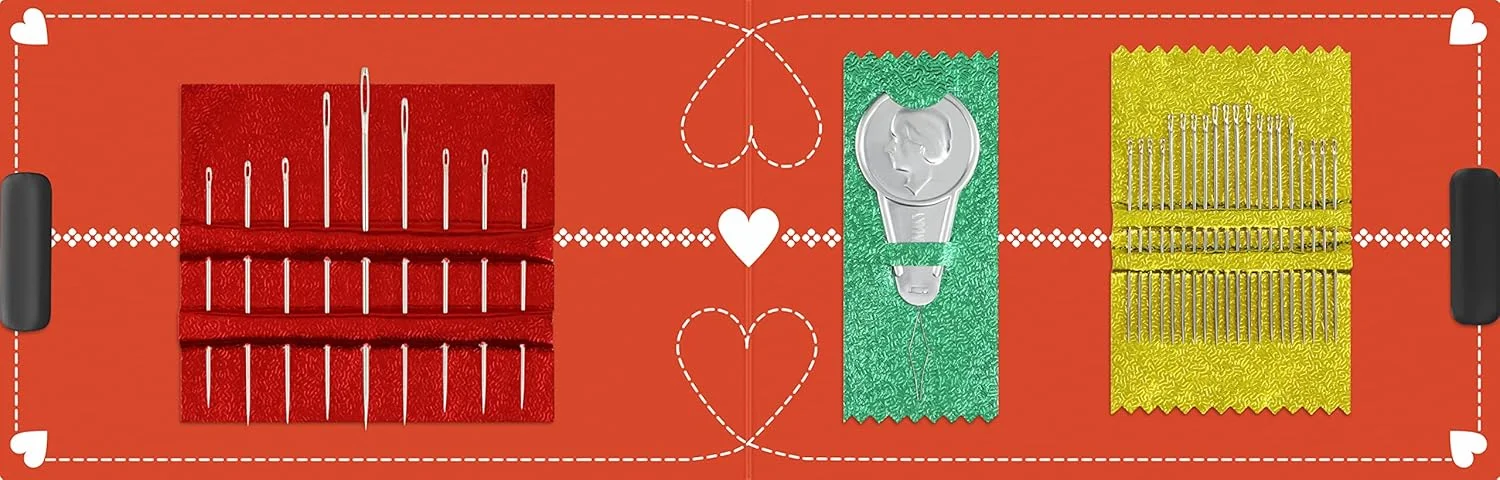 کارت سوزن پریم دریتز لاو همراه با سوزن نخ کن کارت سوزن پریم دریتز لاو همراه با سوزن نخ کن