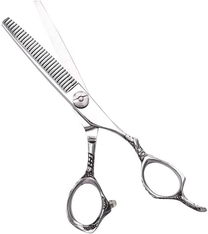 قیچی آرایشگری مو، ابزار حرفه ای آرایشگری 6 اینچی برای نازک کردن و مرتب کردن مو، ست قیچی آرایشگری قیچی آرایشگری مو، ابزار حرفه ای آرایشگری 6 اینچی برای نازک کردن و مرتب کردن مو، ست قیچی آرایشگری