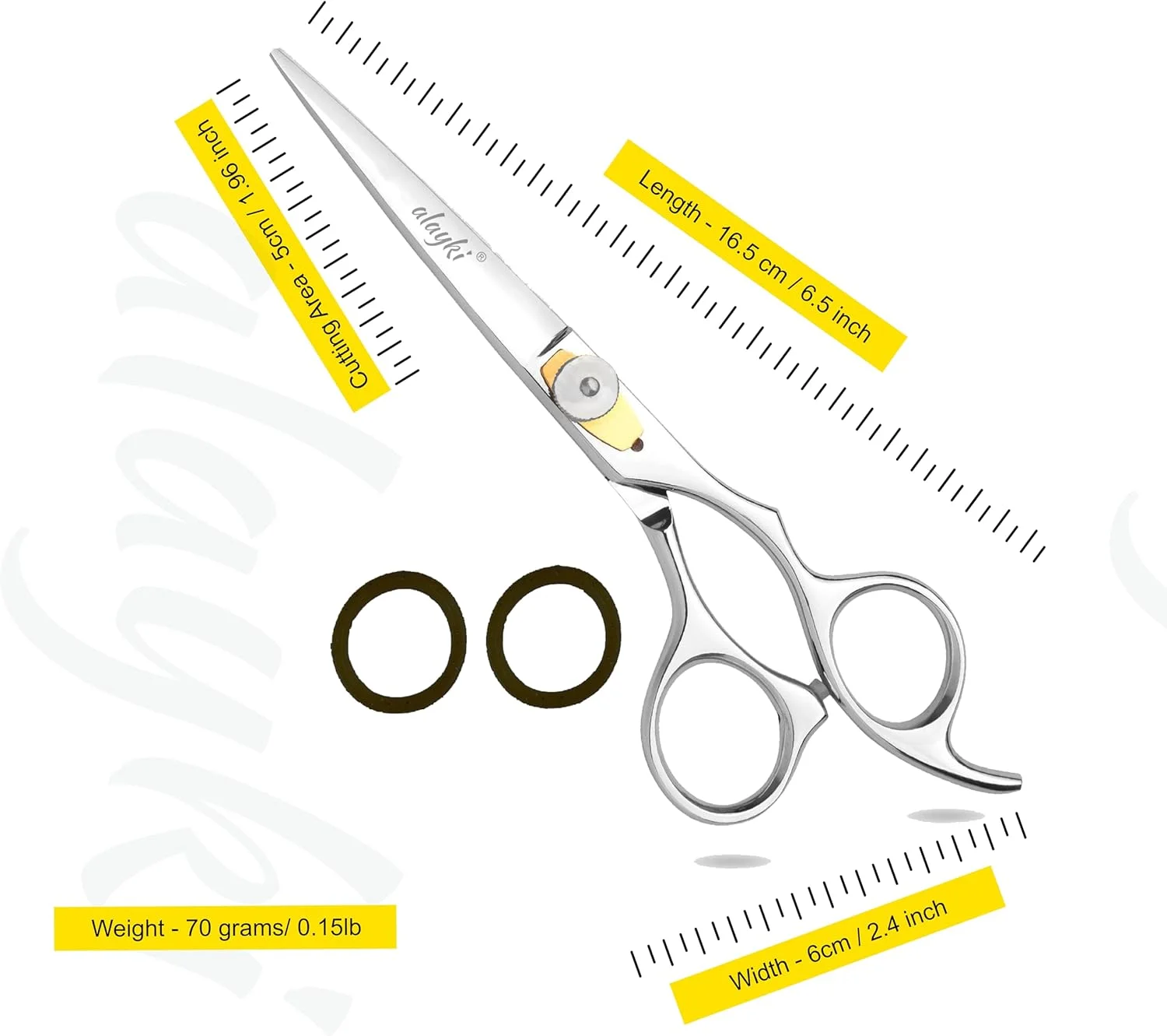 قیچی آرایشگری حرفه ای آلایکی - 6.5 اینچ، قیچی موی استیل ضد زنگ ممتاز با پیچ قابل تنظیم، قیچی اصلاح مو، لوازم جانبی آرایشگری و لوازم سالن، قیچی آرایشگاه قیچی آرایشگری حرفه ای آلایکی - 6.5 اینچ، قیچی موی استیل ضد زنگ ممتاز با پیچ قابل تنظیم، قیچی اصلاح مو، لوازم جانبی آرایشگری و لوازم سالن، قیچی آرایشگاه