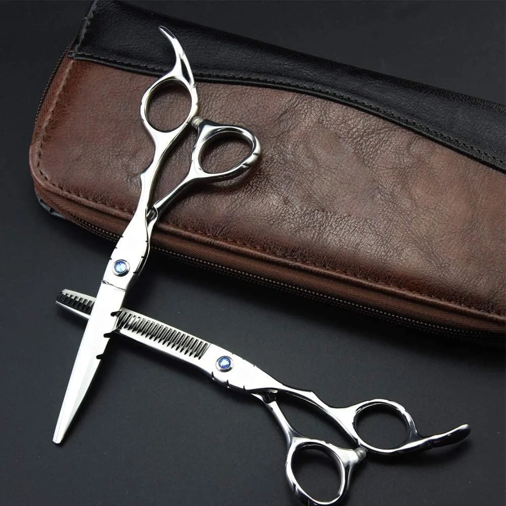 Retro Barber Scissors,Luxury Hair Scissors,Professional Barber Salon Scissors,Professional Hairdressing Scissors Hair Scissors Set,C1,flat cut 6 inch Retro Barber Scissors,Luxury Hair Scissors,Professional Barber Salon Scissors,Professional Hairdressing Scissors Hair Scissors Set,C1,flat cut 6 inch