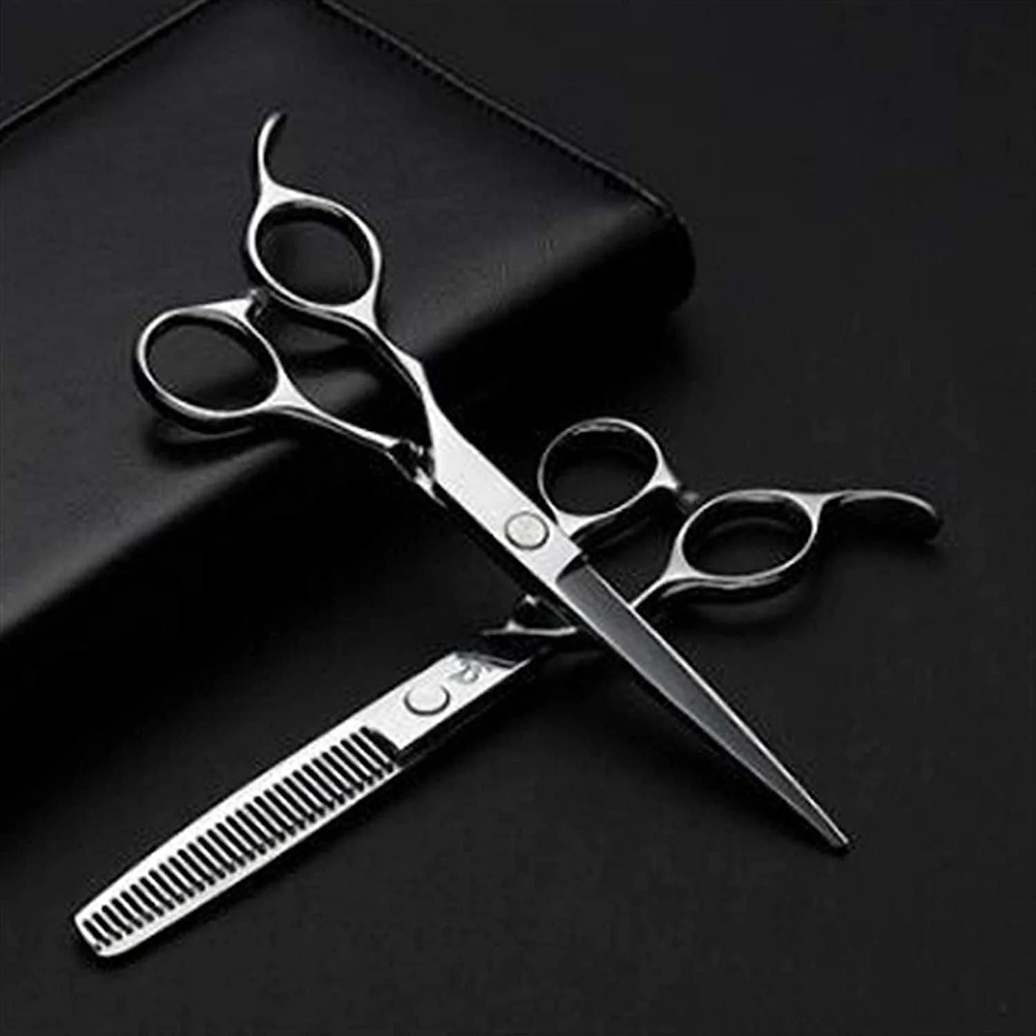 قیچی آرایشگری سری چپ دست قیچی آرایشگری سالن قیچی تیز و دقیق برای آرایشگر چپ دست قیچی برش 6.0 اینچ نقره ای