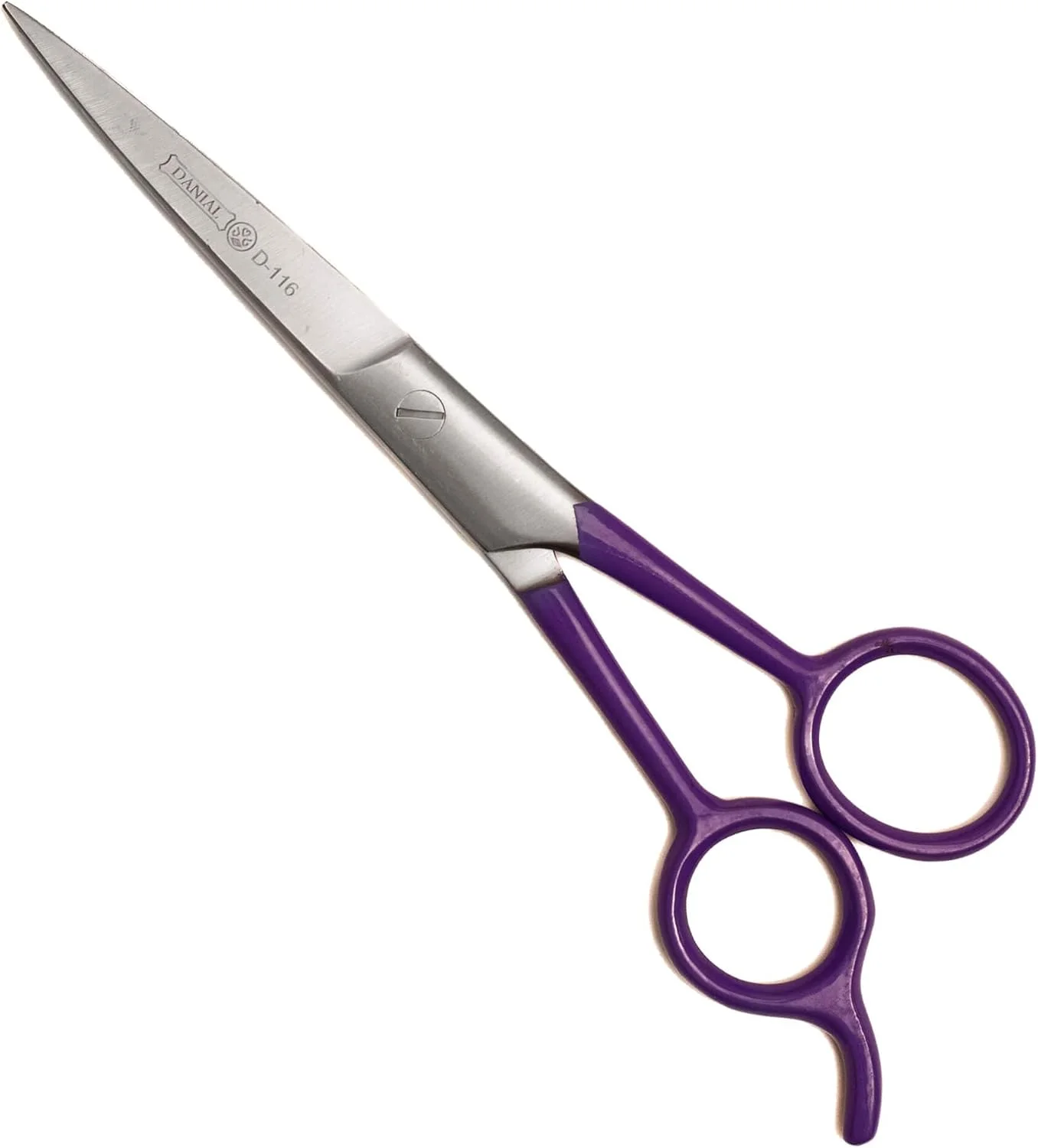 قیچی آرایشگری استیل 6 اینچی دانیال مدل D116 - مناسب برای اصلاح حرفه ای مو، ریش و سبیل آقایان و بانوان (5.5 اینچ)