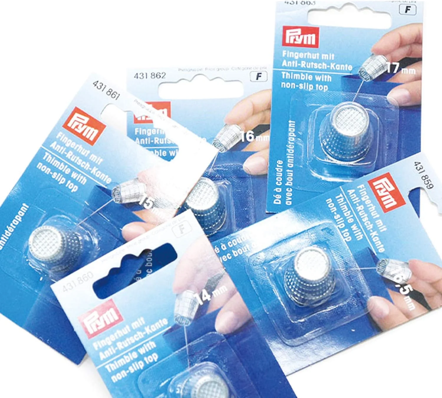 انگشتانه فلزی دایکاست روی مدل Prym PRYM_431861-1 سایز 15.0 میلی متر، نقره ای انگشتانه فلزی دایکاست روی مدل Prym PRYM_431861-1 سایز 15.0 میلی متر، نقره ای