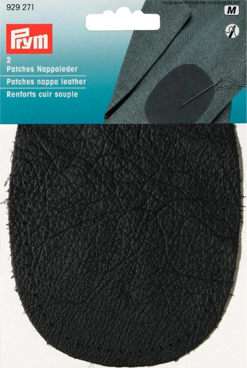 تکه چرمی ناپا پریمی برای دوخت، 14x10 سانتی متر، خاکستری تیره، تک سایز