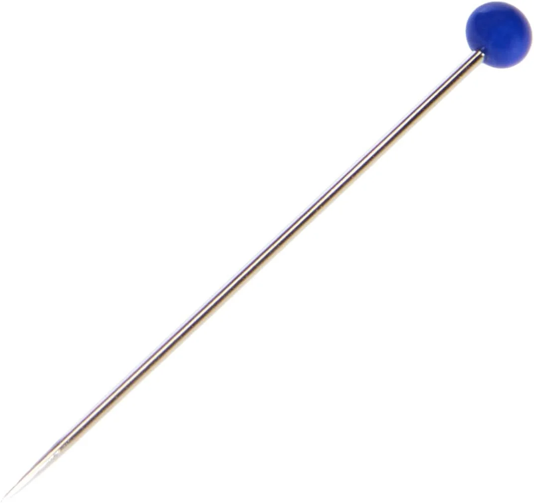 سنجاق ته گرد شیشه ای پریم PRYM_029216-1 شماره 9 رنگارنگ 0.60 x 30 میلی متر