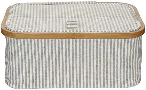 سبد خیاطی تاشو Prym، خاکستری، 38 x 26 x 16 سانتی متر سبد خیاطی تاشو Prym، خاکستری، 38 x 26 x 16 سانتی متر