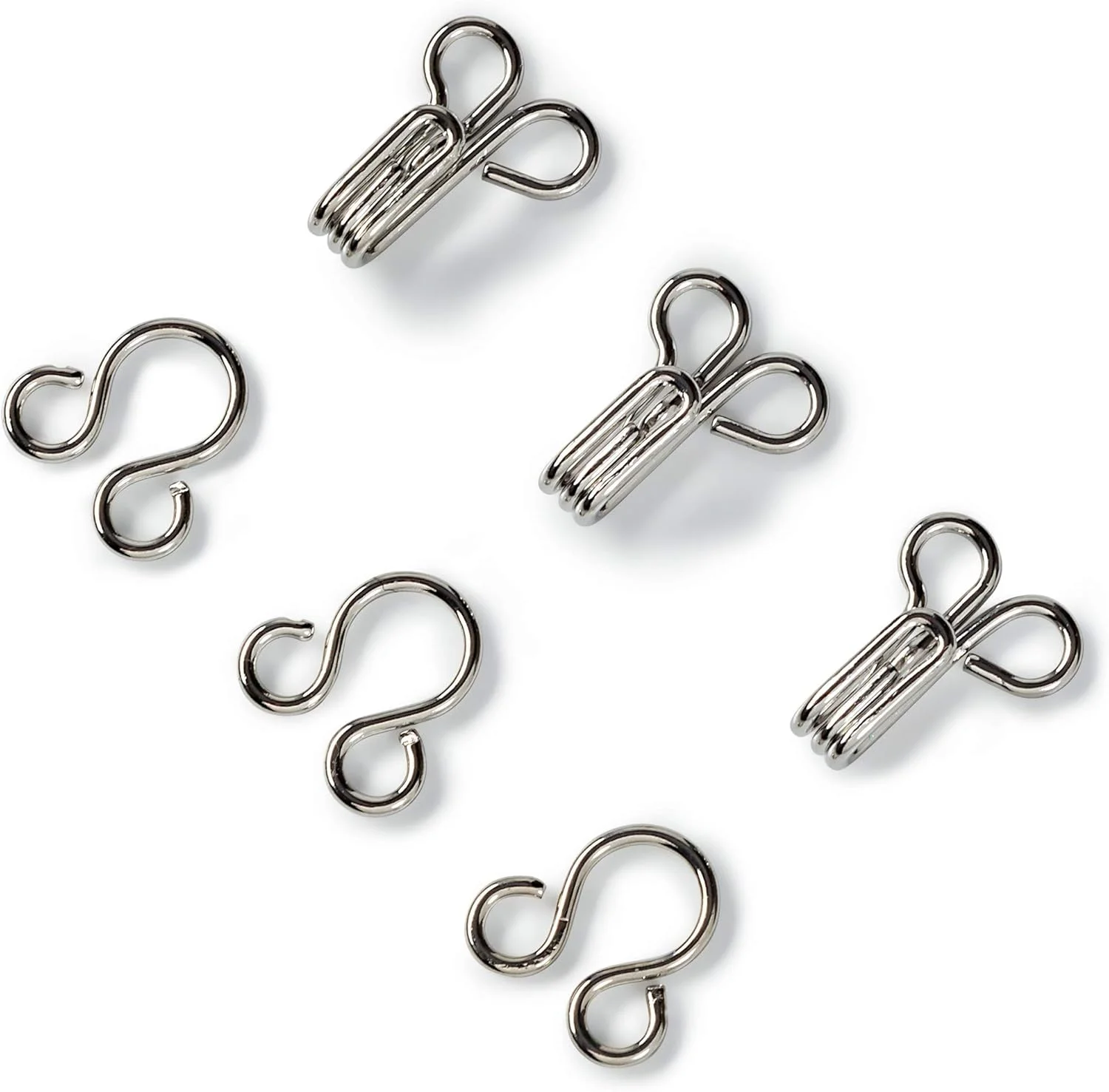 گیره و قزن فلزی نقره ای Prym بسته 2 عددی گیره و قزن فلزی نقره ای Prym بسته 2 عددی