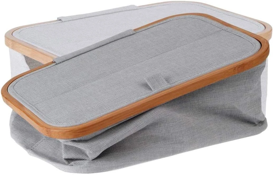 سبد خیاطی تاشو Prym، خاکستری، 38 x 26 x 16 سانتی متر سبد خیاطی تاشو Prym، خاکستری، 38 x 26 x 16 سانتی متر