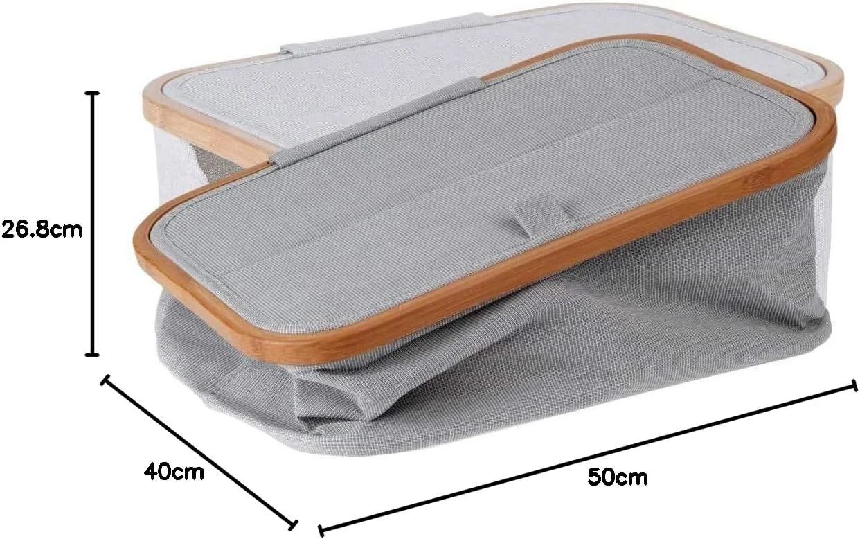 سبد خیاطی تاشو Prym، خاکستری، 38 x 26 x 16 سانتی متر سبد خیاطی تاشو Prym، خاکستری، 38 x 26 x 16 سانتی متر