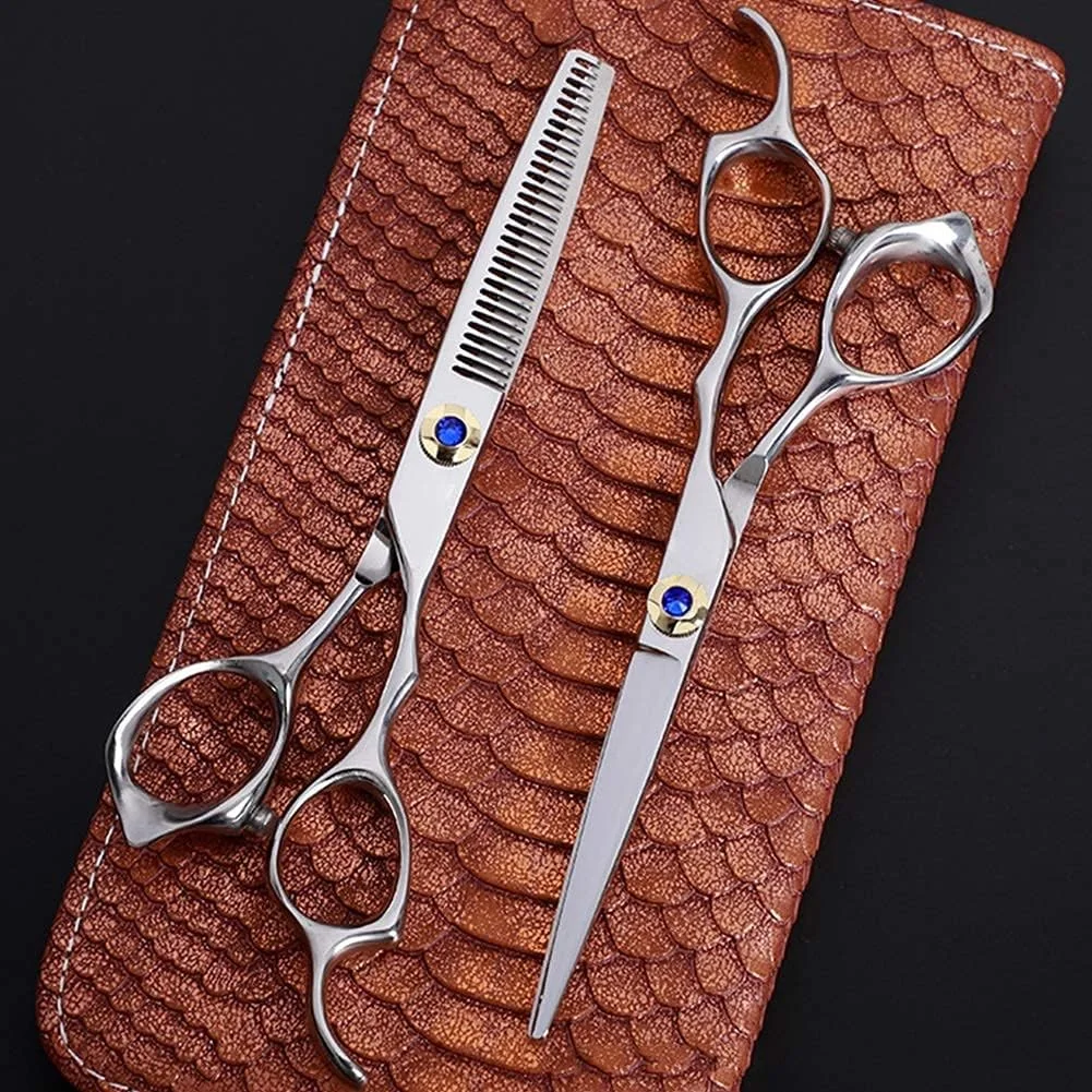 قیچی آرایشگری مو، قیچی اصلاح مو حرفه ای و تیغ کردن مو، آرایشگری 6.0 اینچ قیچی آرایشگری مو، قیچی اصلاح مو حرفه ای و تیغ کردن مو، آرایشگری 6.0 اینچ