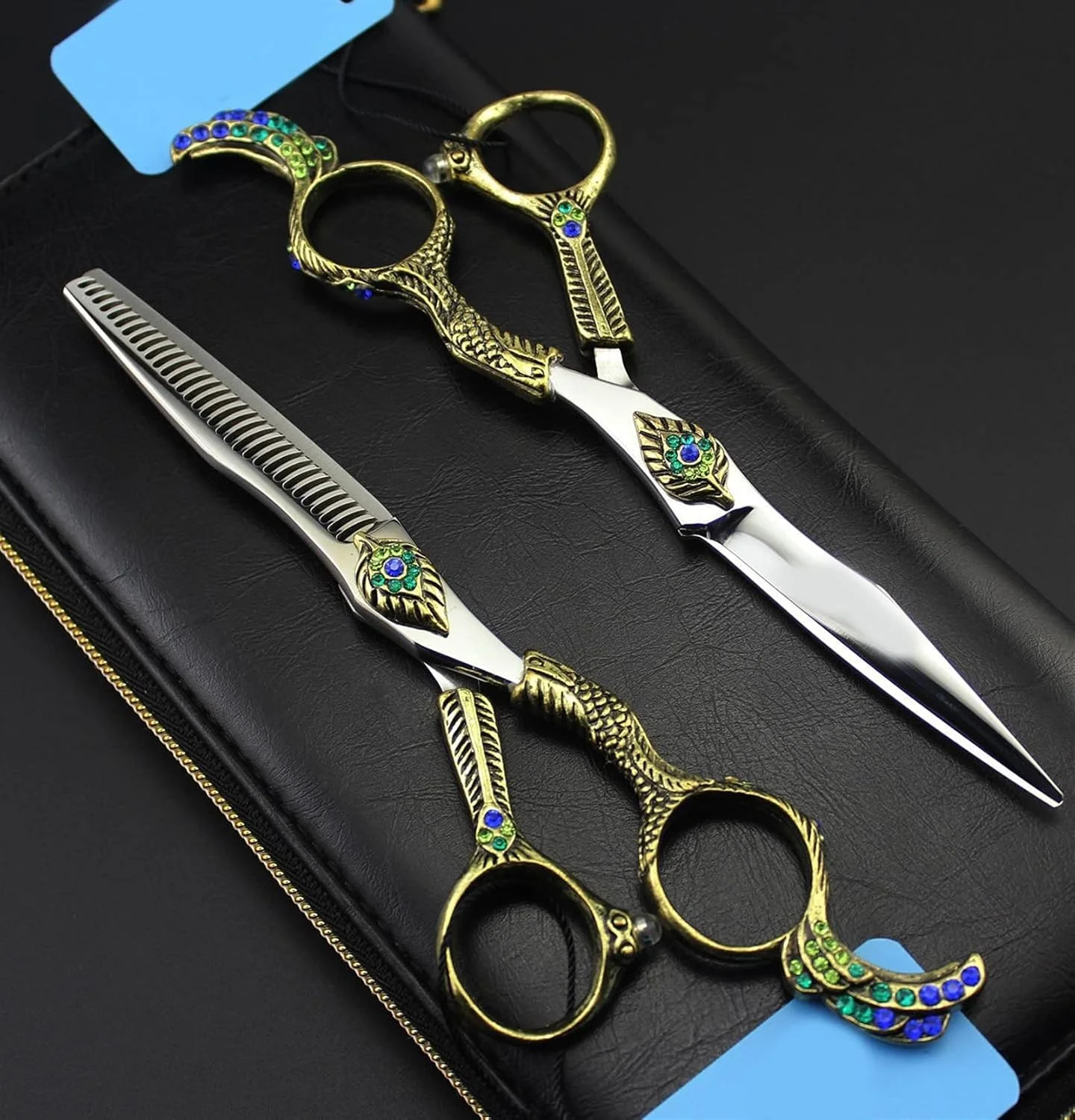 قیچی آرایشگری رترو، قیچی های پیتاژ، ست قیچی آرایشگری، ابزار قیچی آرایشگر، ست به همراه کیف قیچی آرایشگری رترو، قیچی های پیتاژ، ست قیچی آرایشگری، ابزار قیچی آرایشگر، ست به همراه کیف