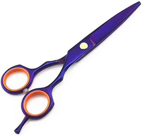 قیچی اصلاح مو، قیچی آرایشگری فولاد 440c، قیچی موی رنگی 5.5 اینچی، قیچی پیرایش مو، قیچی کوتاهی مو، قیچی آرایشگری