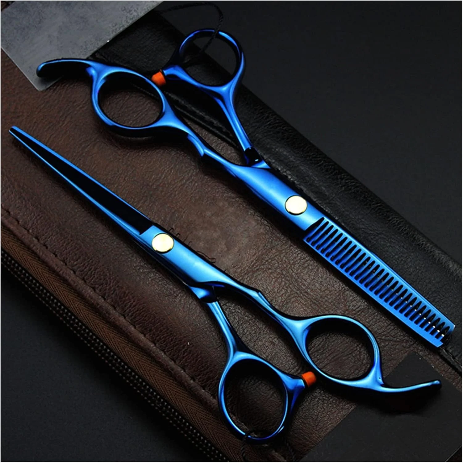 قیچی اصلاح مو 5.5/6 اینچی، قیچی آرایشگری، قیچی پیتاژ، ست قیچی آرایشگری، ست کیت اصلاح مو 5.5 اینچی - ست B