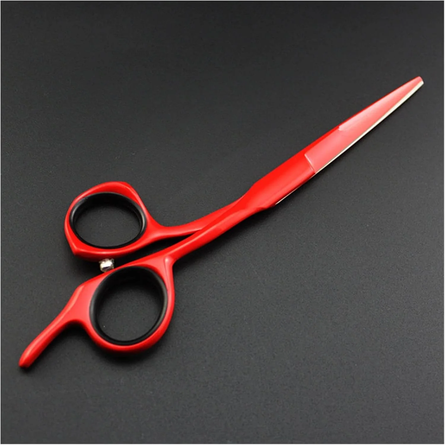 قیچی آرایشگری قرمز 5/5.5/6 اینچی، قیچی مو، آرایشگر، قیچی سلمانی، قیچی پیرایش مو