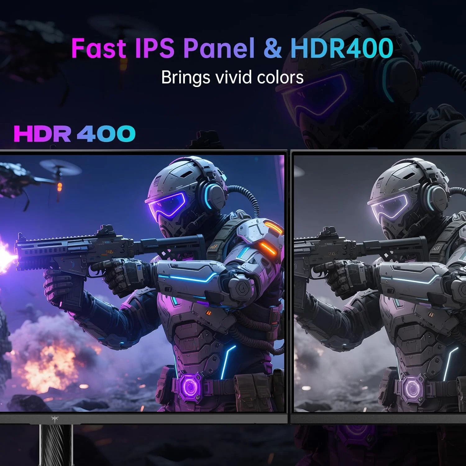 مانیتور گیمینگ 27 اینچ 4K کی تی سی، حالت دوگانه UHD 160 هرتز و FHD 300 هرتز، Fast IPS، HDR 400، Adaptive Sync، HDMI 2.1 و DP 1.4، Type-C 90W، قابلیت تنظیم ارتفاع عمودی، VESA، پشتیبانی از KVM، مدل H27P6