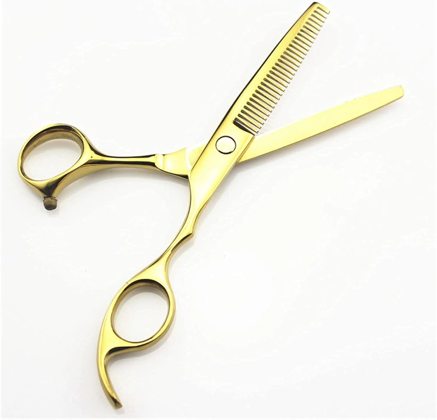 قیچی آرایشگری مو، 5.5/6 اینچ طلایی، قیچی پیتاژ مو، آرایشگری پیرایشگری آرایشگر، قیچی آرایشگری