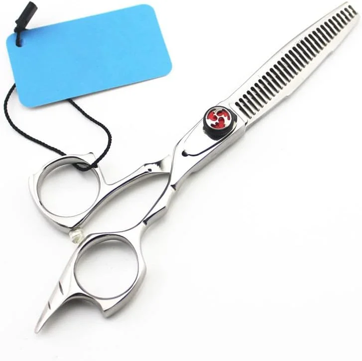 قیچی آرایشگری مو، 5.5 اینچ نقره ای ژاپنی، قیچی آرایشگاه برای برش مو، قیچی پیتاژ، قیچی آرایشگری