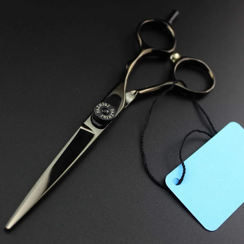 قیچی آرایشگری مو، قیچی حرفه ای 5.5 اینچی برای کوتاهی مو، قیچی پیتاژ مو، ابزار حالت دهی آرایشگری (برش تخت 5.5 اینچ)، قیچی آرایشگری