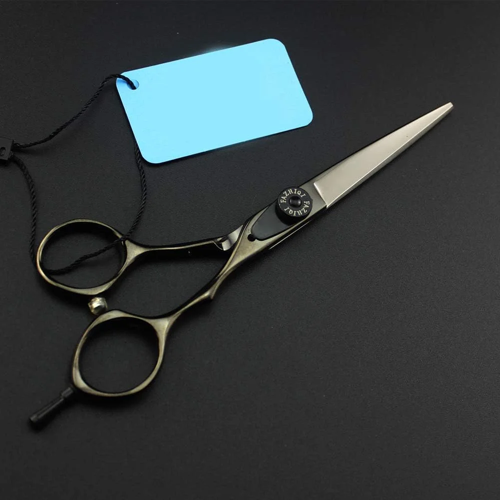 قیچی آرایشگری مو، قیچی حرفه ای 5.5 اینچی برای کوتاهی مو، قیچی پیتاژ مو، ابزار حالت دهی آرایشگری (برش تخت 5.5 اینچ)، قیچی آرایشگری