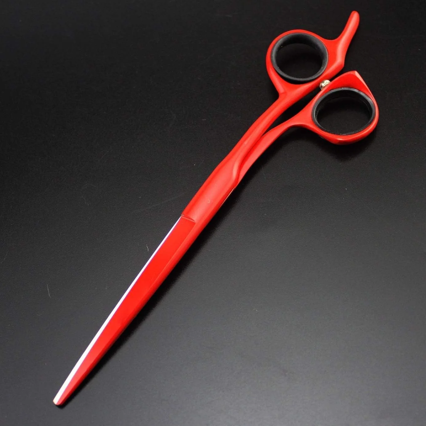 Hair Cutting Scissors,Haircut Black Hair 7.0 Inch,professional Hairdressing Right Handed,With Stainless Steel Edge (7 Inch) Barber Scissors