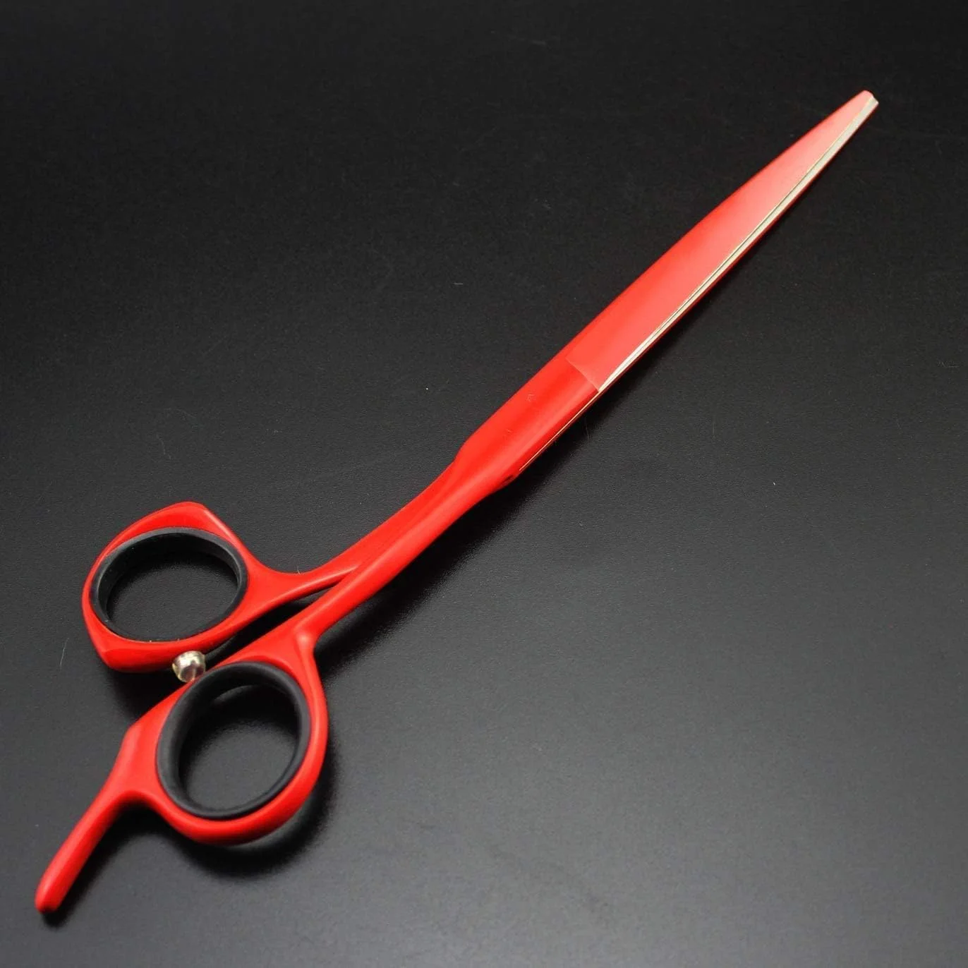 Hair Cutting Scissors,Haircut Black Hair 7.0 Inch,professional Hairdressing Right Handed,With Stainless Steel Edge (7 Inch) Barber Scissors