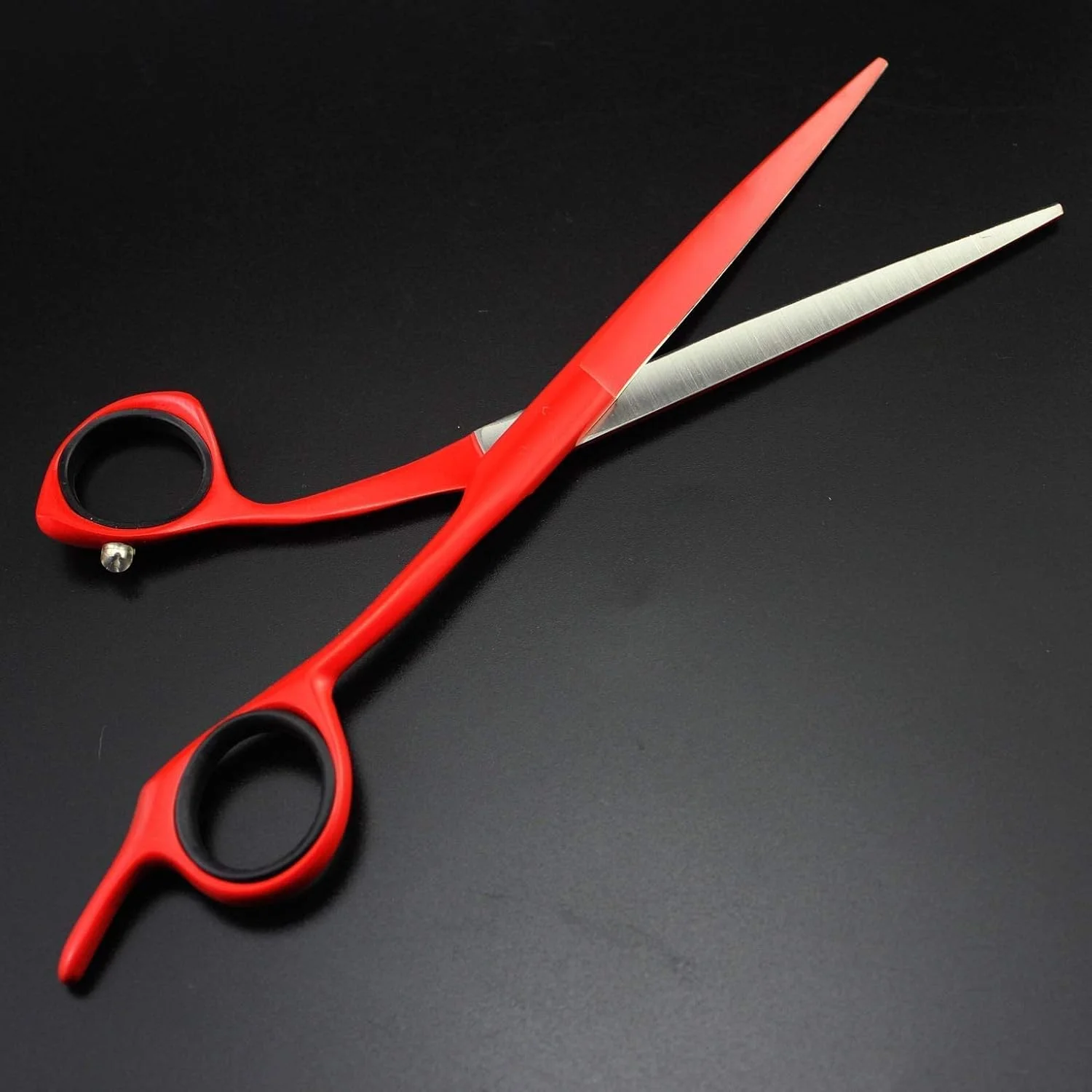 Hair Cutting Scissors,Haircut Black Hair 7.0 Inch,professional Hairdressing Right Handed,With Stainless Steel Edge (7 Inch) Barber Scissors