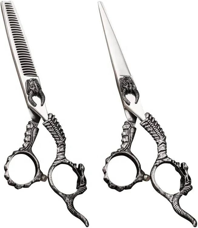 قیچی آرایشگری مو، 6 اینچ فولاد ضد زنگ ژاپن 440C، قیچی حرفه ای آرایشگری مو