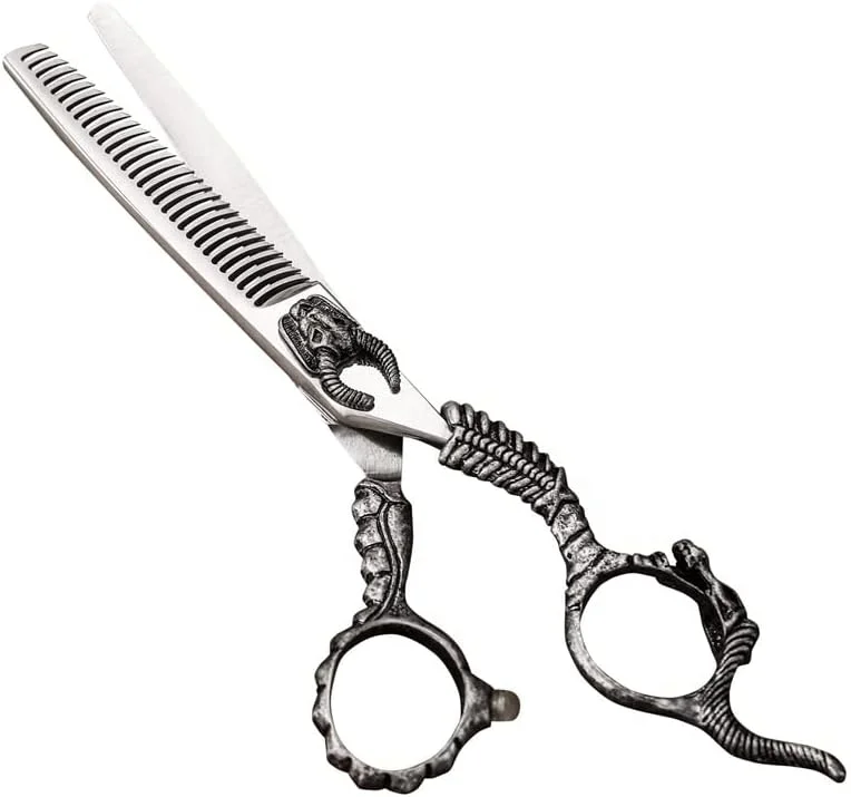 قیچی آرایشگری مو، 6 اینچ فولاد ضد زنگ ژاپن 440C، قیچی حرفه ای آرایشگری مو