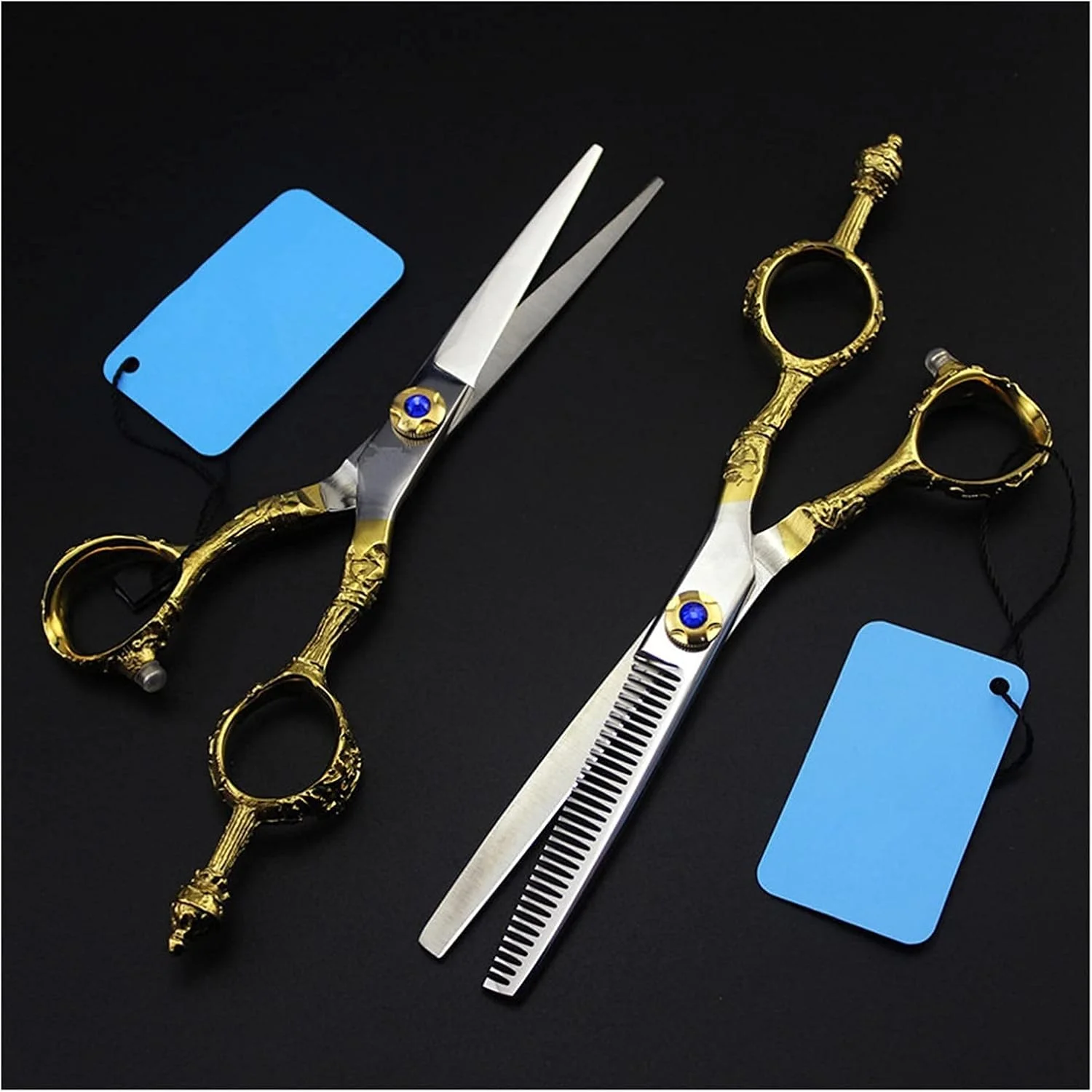 قیچی آرایشگری مو، 6 اینچ، ست آرایشگری مو، قیچی پیتاژ، دندانه دار، آرایشگر، پیرایشگر