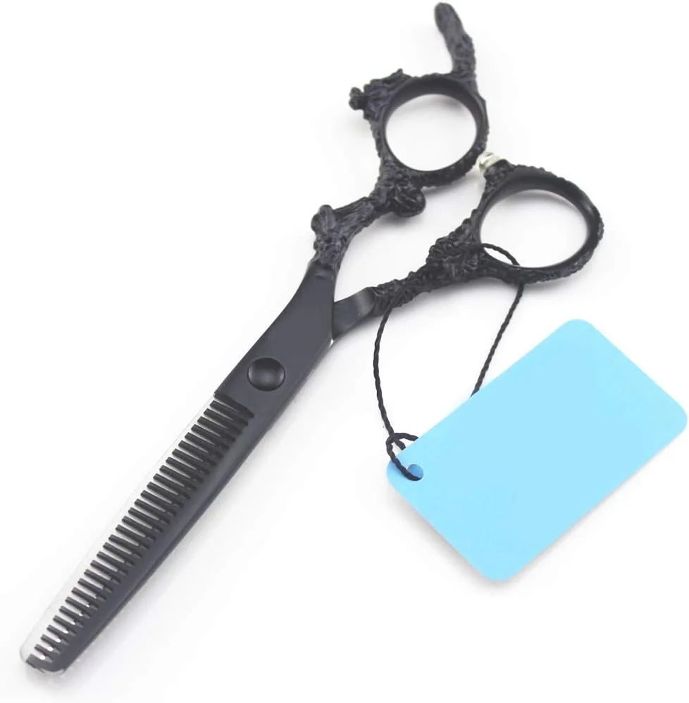 قیچی آرایشگری مو، ست حرفه ای آرایشگری مو 2 عددی، قیچی آرایشگری حرفه ای (برش تخت 5.5 اینچ)