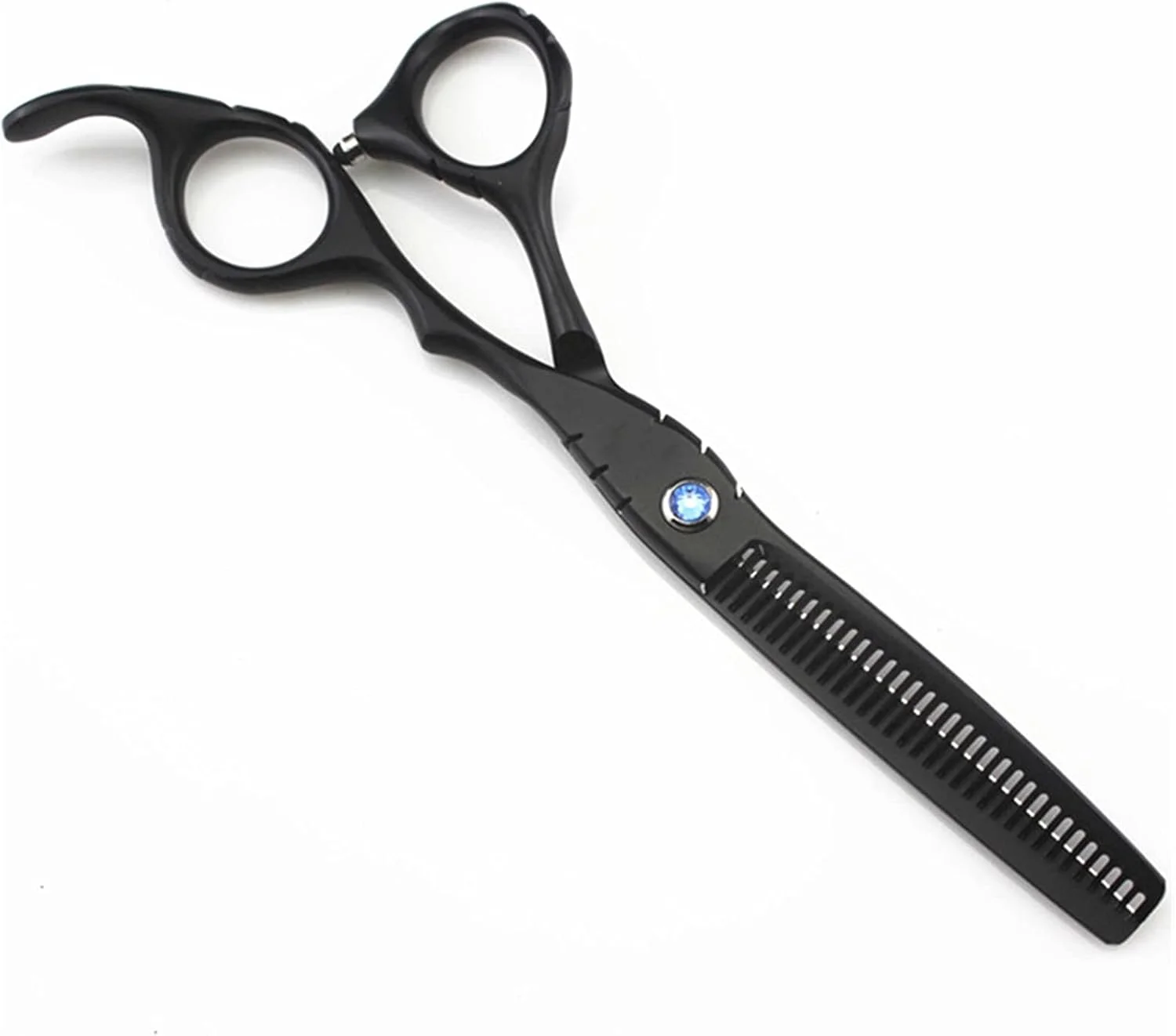 قیچی آرایشگری 5.5/6 اینچی، قیچی آرایشگری، قیچی پیرایش مشکی، قیچی آرایشگری، قیچی آرایشگر، ست پیرایش مو، 6 اینچ اره ای - B، 5.5 اینچ اره ای - B