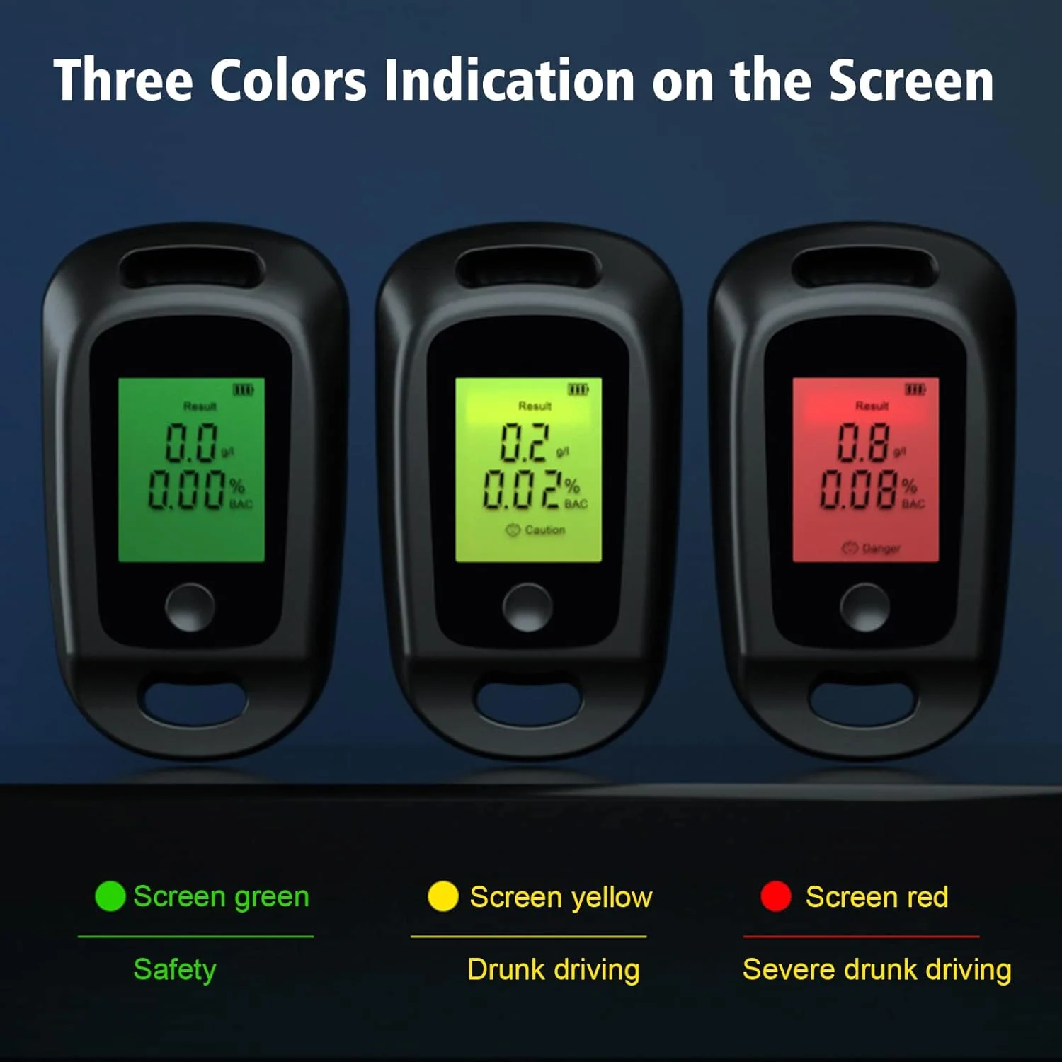 تست الکل، الکل سنج حرفه ای، تست الکل قابل حمل، تست تنفسی الکل، دقیق با صفحه نمایش LCD دیجیتال، سنسور نیمه هادی، تست الکل تنفسی، دستگاه اندازه گیری در هزار