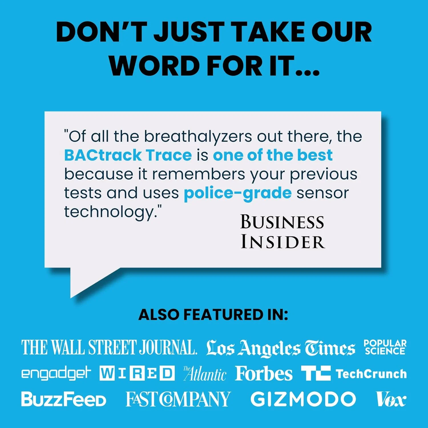 دستگاه تست الکل تنفسی Bactrack Trace | دقت حرفه ای، مطابق با استانداردهای DOT و NHTSA، تستر الکل قابل حمل برای استفاده شخصی و حرفه ای