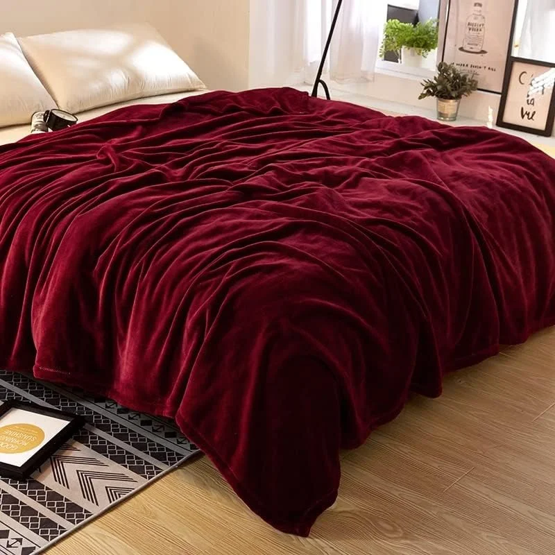 پتو پشمی فلانل فابین، سایز کینگ (200x220) مناسب تمام فصول، 280 GSM، نرم و ابریشمی، پتوهای پشمی گرم و لطیف برای مبل و تخت، سبک وزن و نرم (زرشکی) پتو پشمی فلانل فابین، سایز کینگ (200x220) مناسب تمام فصول، 280 GSM، نرم و ابریشمی، پتوهای پشمی گرم و لطیف برای مبل و تخت، سبک وزن و نرم (زرشکی)