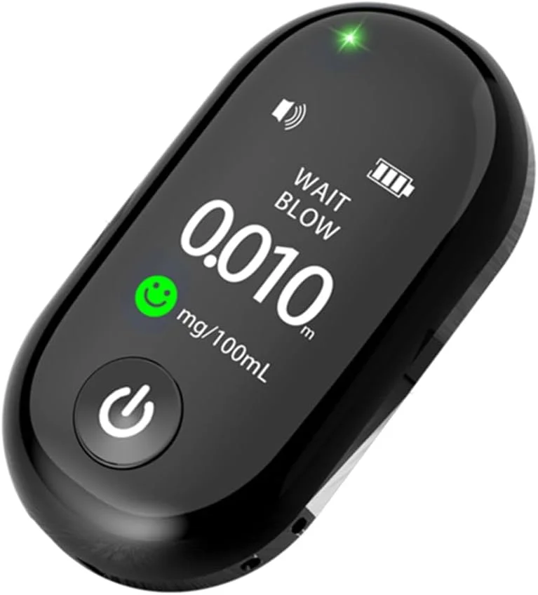 دستگاه تست الکل قابل حمل LYEAA - الکل سنج حرفه ای با پاسخ سریع و باتری قابل شارژ