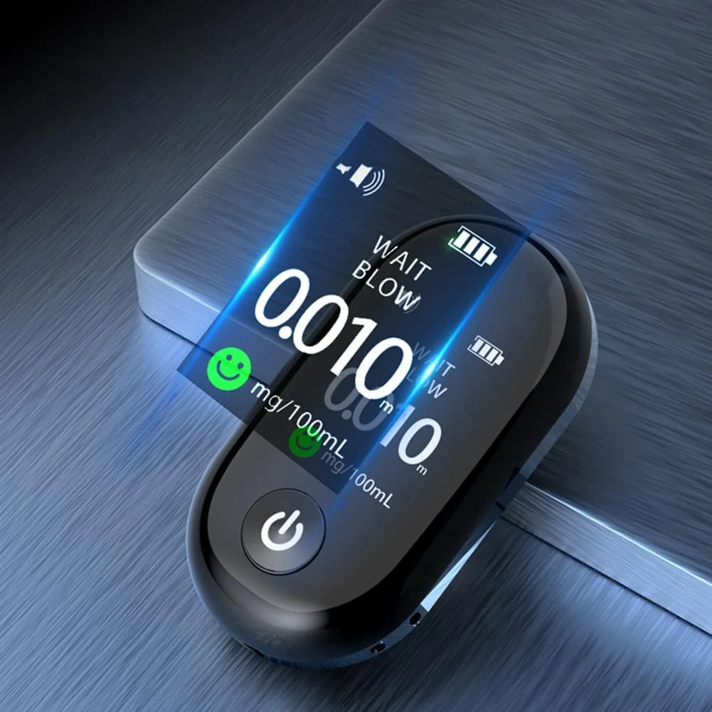 دستگاه تست الکل قابل حمل LYEAA - الکل سنج حرفه ای با پاسخ سریع و باتری قابل شارژ دستگاه تست الکل قابل حمل LYEAA - الکل سنج حرفه ای با پاسخ سریع و باتری قابل شارژ