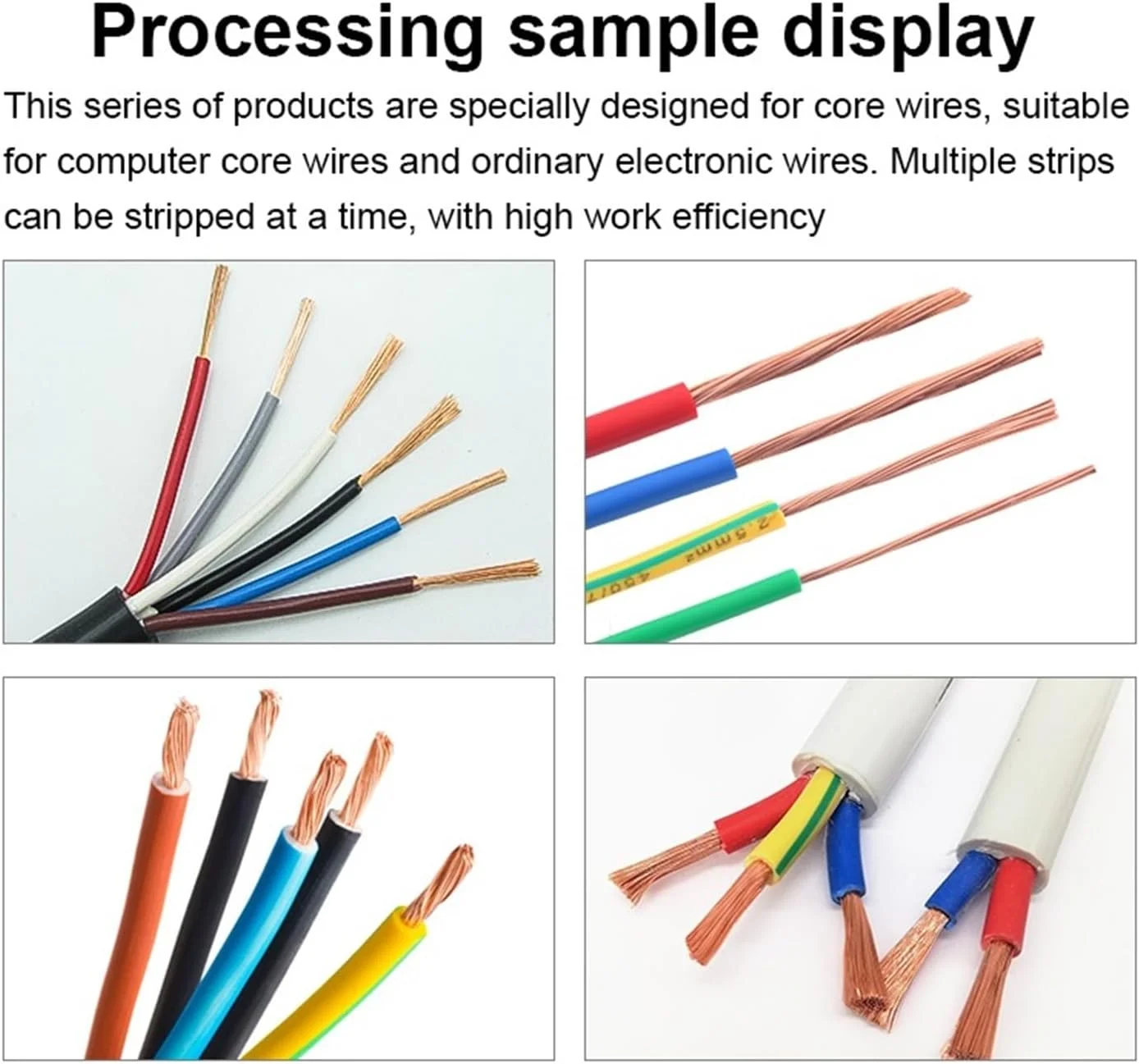 دستگاه سیم‌لخت‌کن بادی 4F، سیم روکش‌دار چند هسته‌ای 25 میلی‌متری 32-14AWG، دستگاه سیم‌لخت‌کن هسته کابل