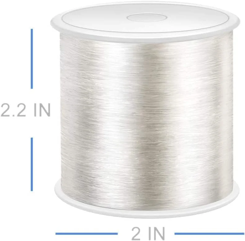 نخ الاستیک، نخ مهره، نخ الاستیک برای دستبند، طناب جواهرات به طول 100 متر، طناب دستبند الاستیک از مهره های کریستالی، می تواند به راحتی از جواهرات ساخته شده از مهره عبور کند