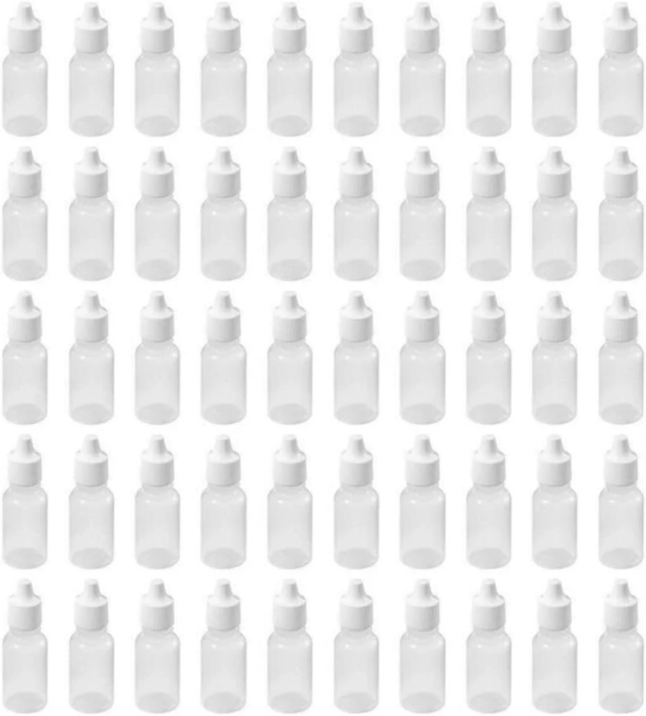 بطری های قطره چکان پلاستیکی خالی Haayymo، 24 عدد بطری قطره چکان مایع خالی پلاستیکی 20 میلی لیتری برای روغن های ضروری