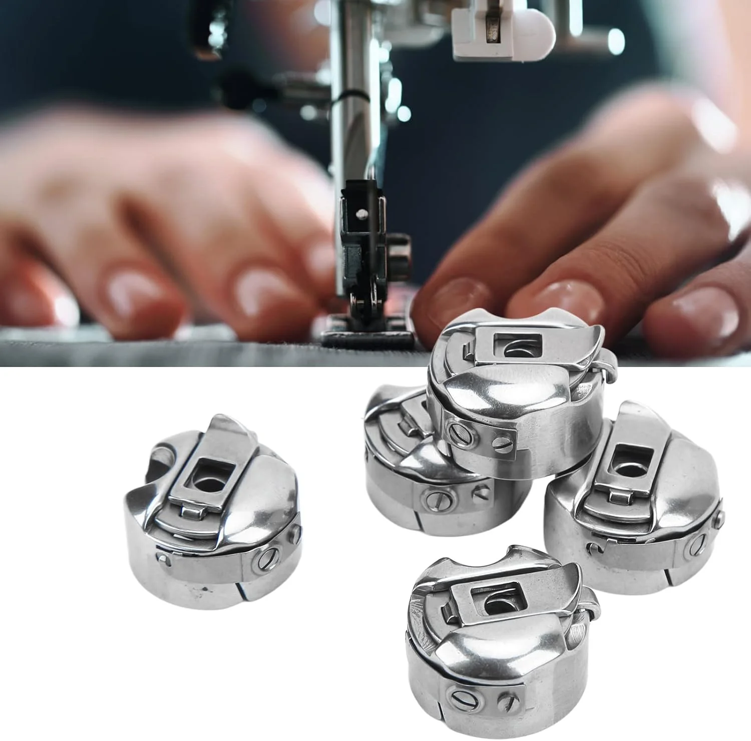 جعبه ماسوره چرخ خیاطی، 1.2x2.1 سانتی متر، استفاده ایمن، ماسوره های صنعتی، استفاده طولانی مدت و کاربردی برای لوازم جانبی چرخ خیاطی