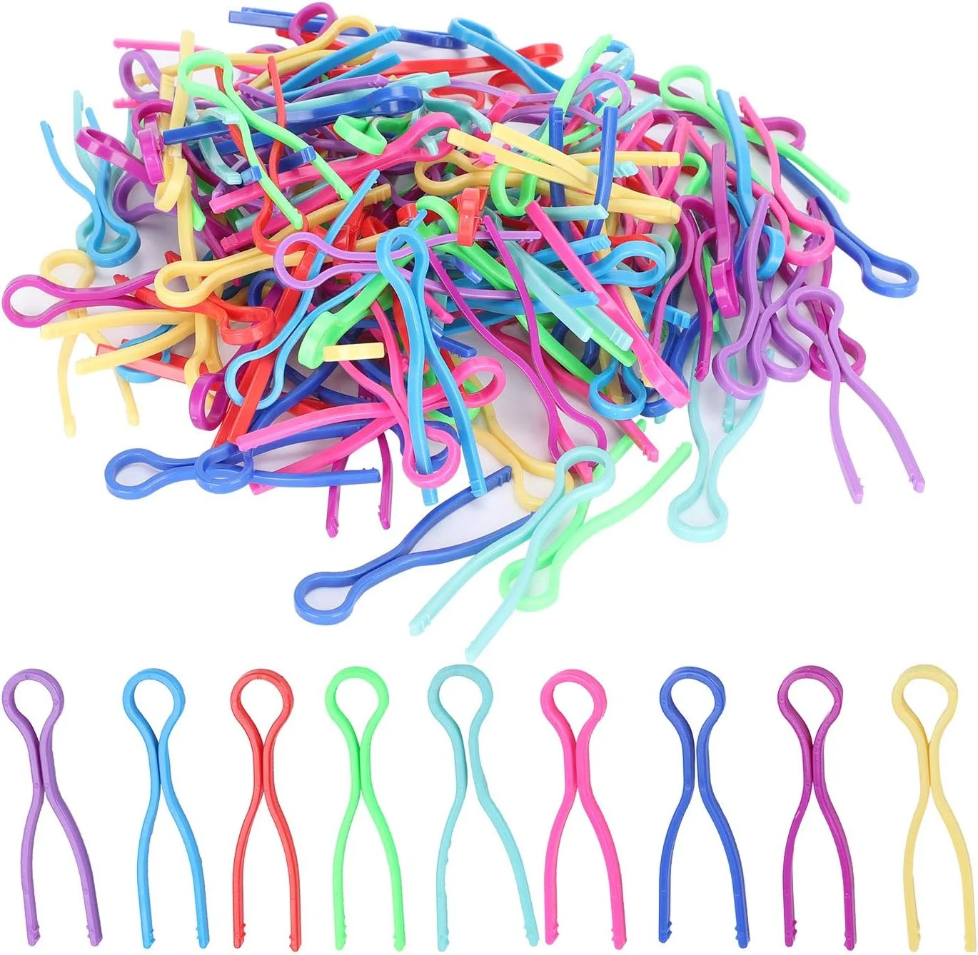 120 عدد گیره نخ قرقره، گیره پلاستیکی قرقره، لوازم گلدوزی برای اکثر قرقره های گلدوزی