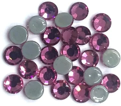 1440 Pieces- Ironing crystal (Hot fix) 3 mm (SS 10) Rose color