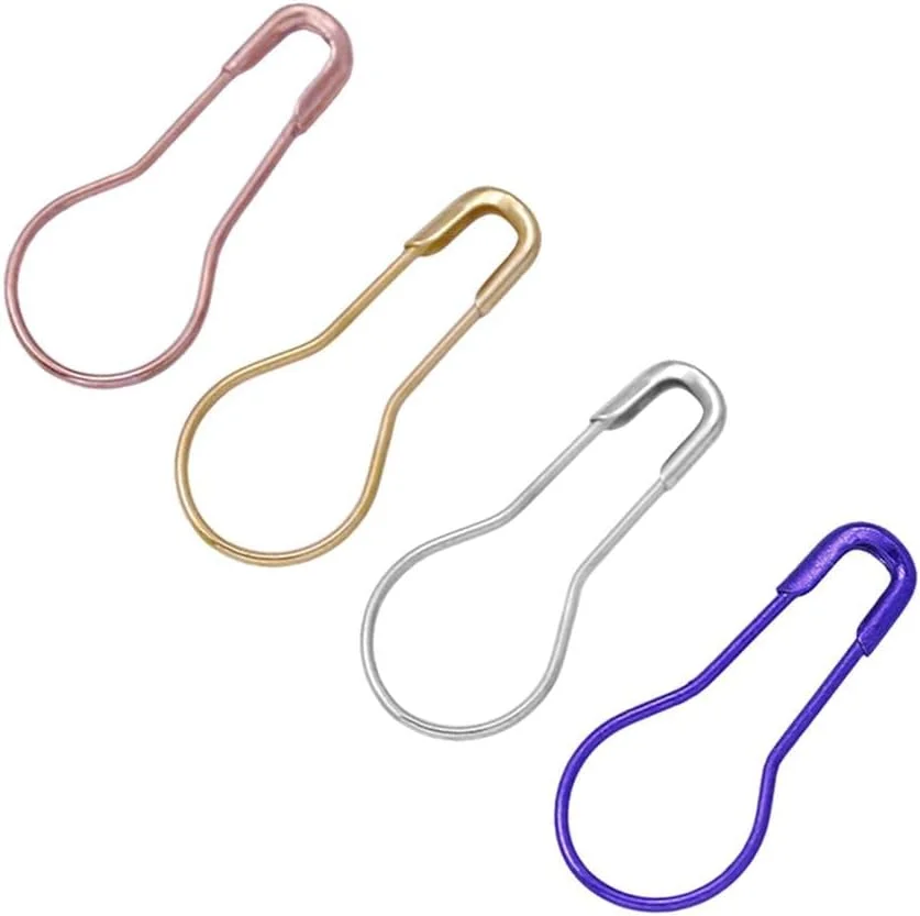 1200 عدد سنجاق قفلی کدو تنبل شکل در جعبه، نشانگرهای توری، نشانگرهای قفل بخیه