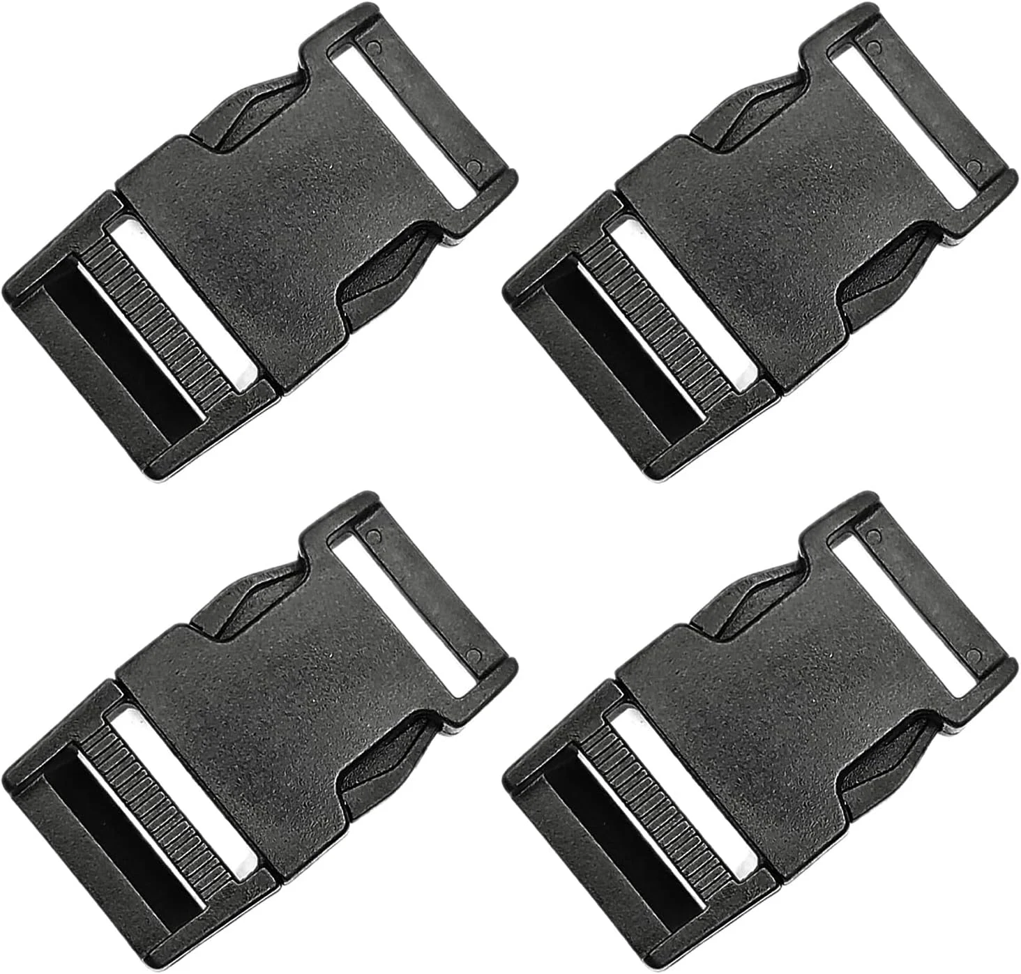 25millimeter/1inch Buckle Backpack Clip for Luggage, Backpacks, Rucksacks, Webbing Quick Flat Side Release Buckles (4pcs)