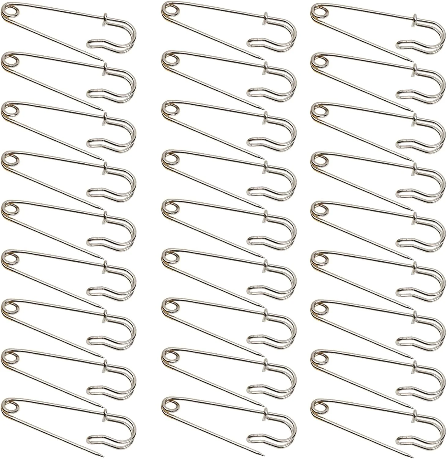 ست 27 عددی سنجاق قفلی بزرگ 57 میلی متری، سنجاق سینه و گیره زنانه، سنجاق قفلی فوق العاده بزرگ، سنجاق قفلی، جواهرات بزرگ، سنجاق عروسی، سنجاق یقه برای کاردستی