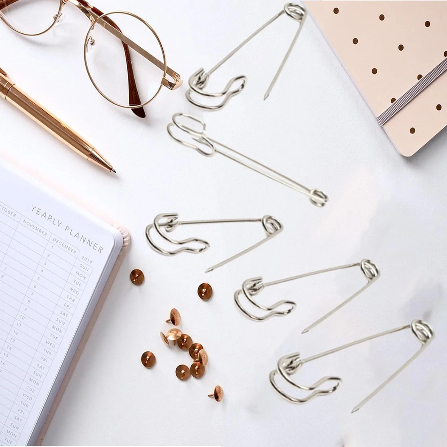 ست 27 عددی سنجاق قفلی بزرگ 57 میلی متری، سنجاق سینه و گیره زنانه، سنجاق قفلی فوق العاده بزرگ، سنجاق قفلی، جواهرات بزرگ، سنجاق عروسی، سنجاق یقه برای کاردستی